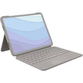 Restored Logitech Combo Touch iPad Pro 11-inch (1st, 2nd, 3rd, 4th gen - 2018, 2020, 2021, 2022) Keyboard Case, Sand (Refurbished)