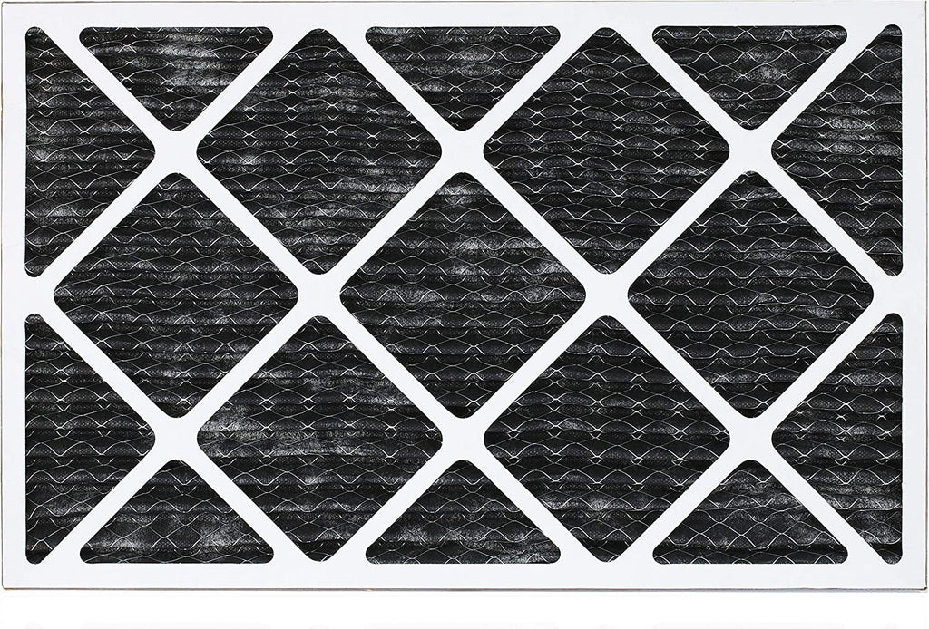 Filterbuy 16x24x1  8 Odor Eliminator Pleated   Furnace Air Filters with Activated Carbon (6-Pack)