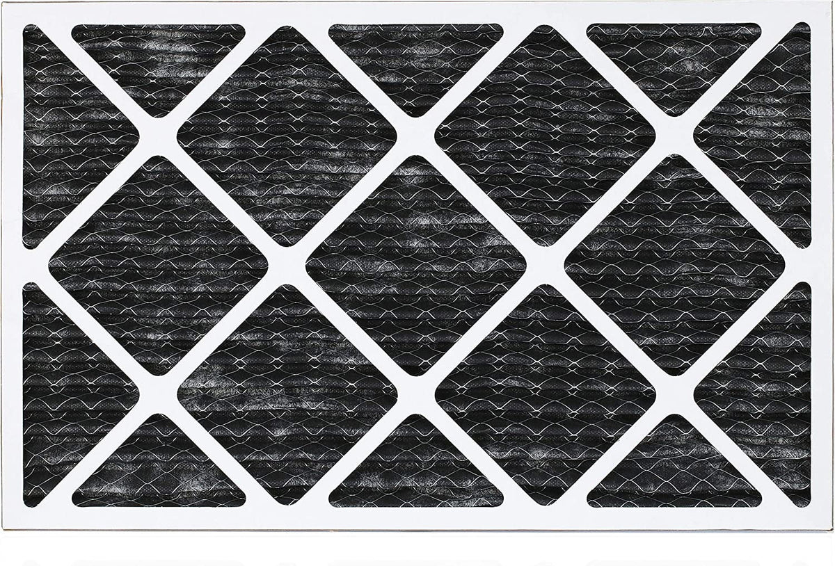 Filterbuy 16x24x1  8 Odor Eliminator Pleated   Furnace Air Filters with Activated Carbon (6-Pack)