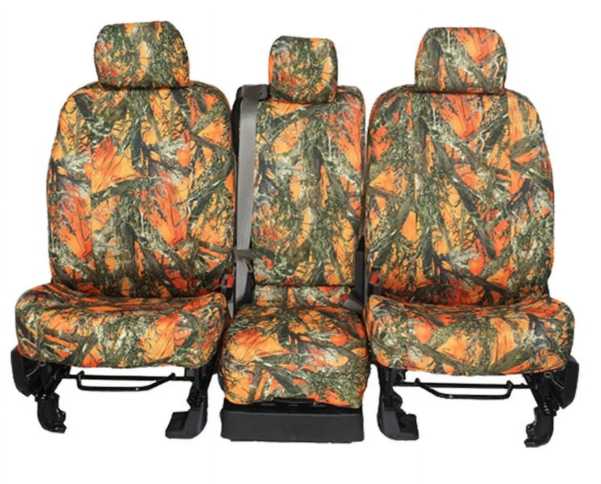 CalTrend Front  Seat Covers for 1994-1997 Toyota Land Cruiser - TY166-72KA  Insert and Trim