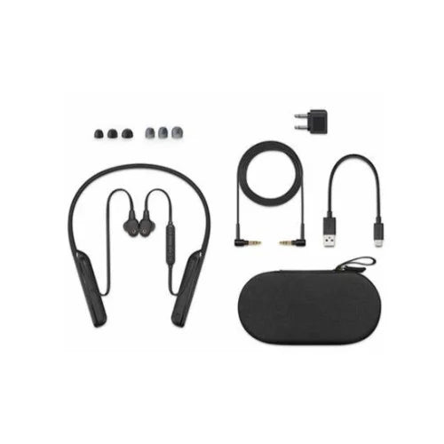 Sony -1000XM2/B Wireless Noise Cancelling In-Ear Headphones (Black) Bundle