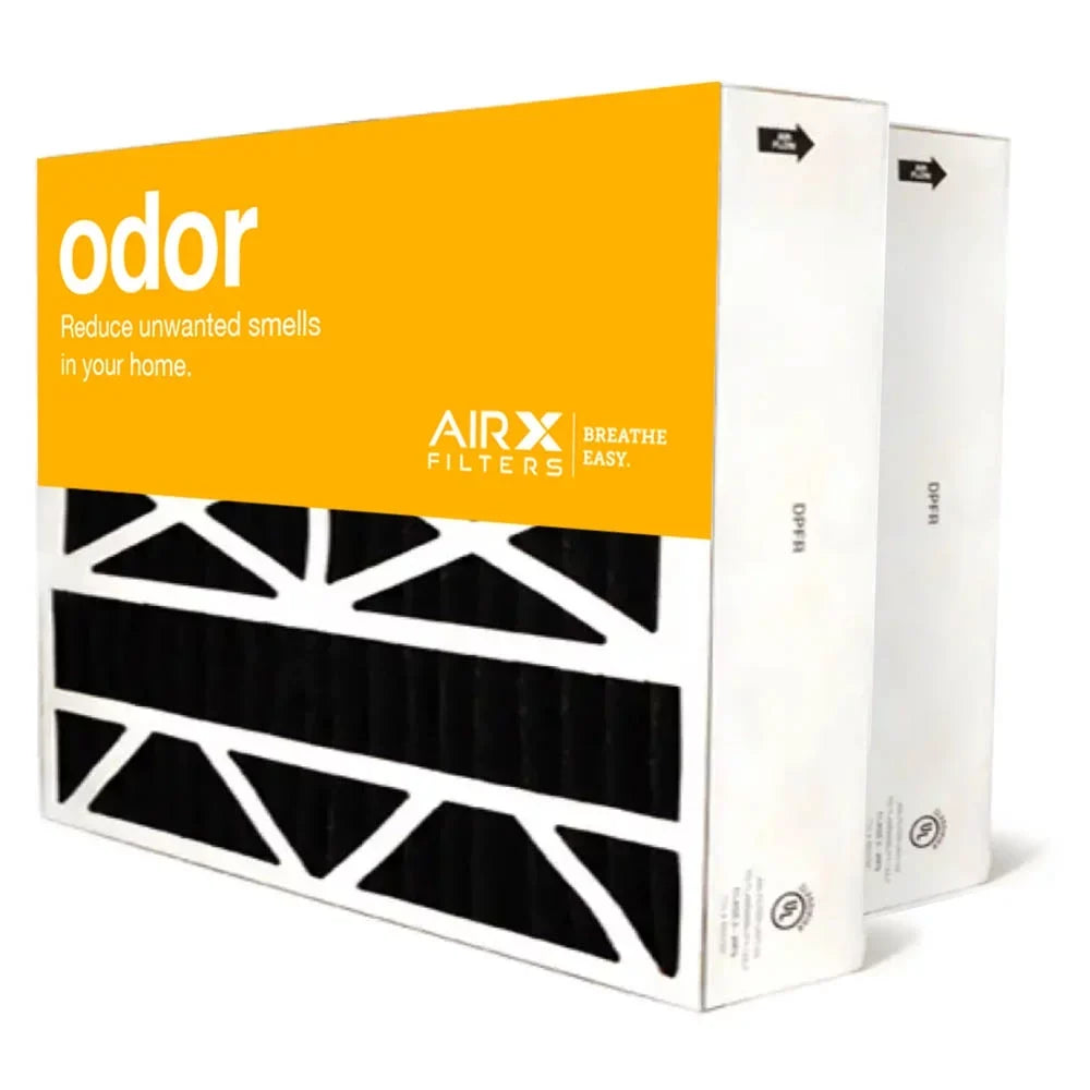 AIRx Filters Odor 20x25x5 Air Filter  8 Replacement for Honeywell FC100A1037 FC35A1027 CF200A1016 CF100A1037 to Fit Media Air Cleaner Cabinet F100F2010 F150E1034 F100B1032 F100F1038, 2-Pack