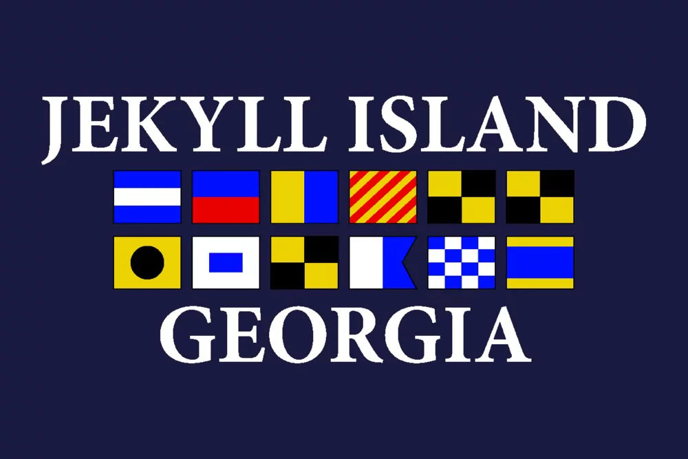 Jekyll Island, Georgia, Nautical Flags (1000 Piece Puzzle, Size 19x27, Challenging Jigsaw Puzzle for Adults and Family, Made in )
