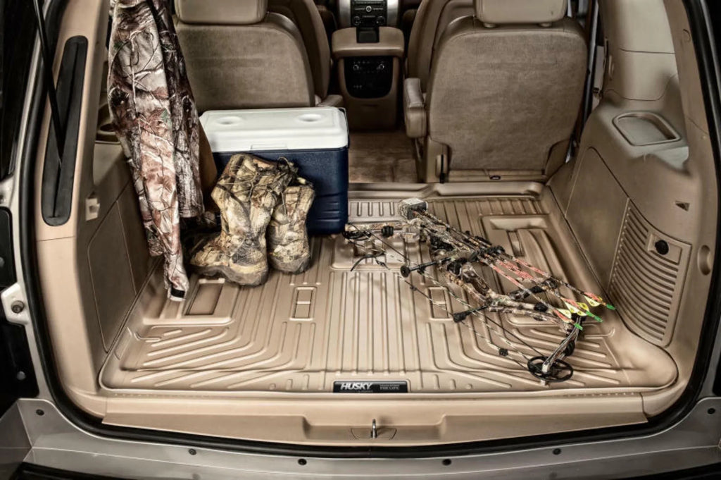 Husky by RealTruck Weatherbeater Series Cargo Liner Black Compatible with 10-22 Toyota 4Runner; Sliding Rear Cargo Deck