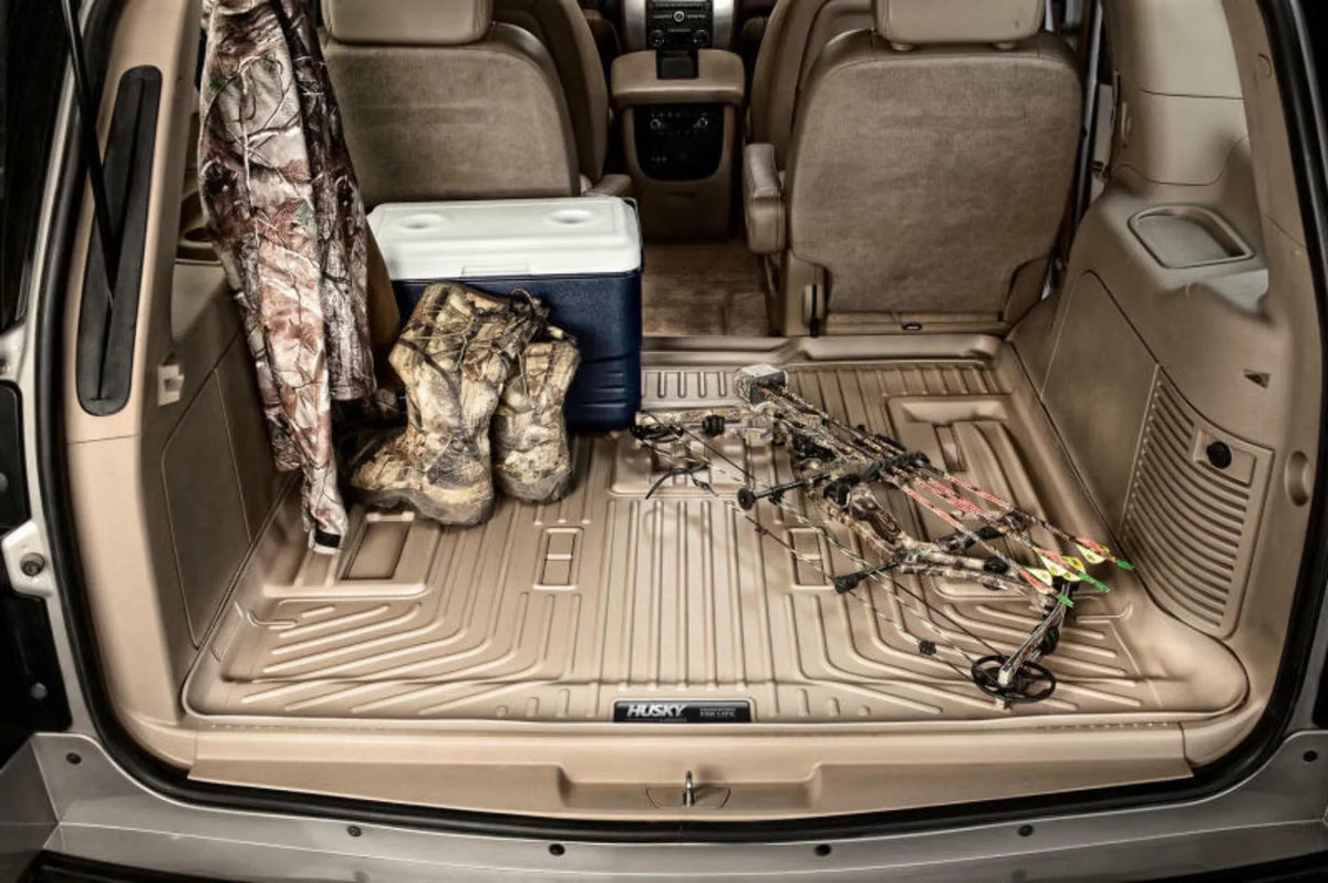Husky by RealTruck Weatherbeater Series Cargo Liner Black Compatible with 10-22 Toyota 4Runner; Sliding Rear Cargo Deck