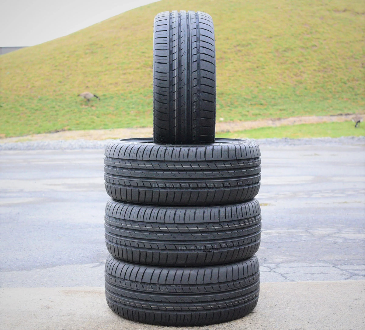 Set of 4 () Cosmo MuchoMacho 225/50R17  98W All Season High Performance Tires Fits: 2012-15 Chevrolet Cruze , 2012-18 Ford Focus Electric
