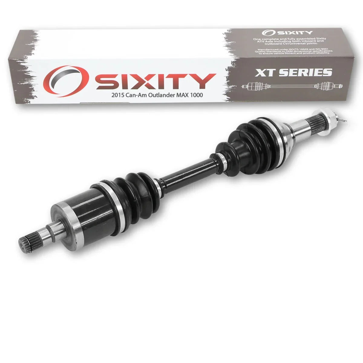 Sixity  Front Left Axle compatible with Can-Am Outlander  1000 2015 -    4X4
