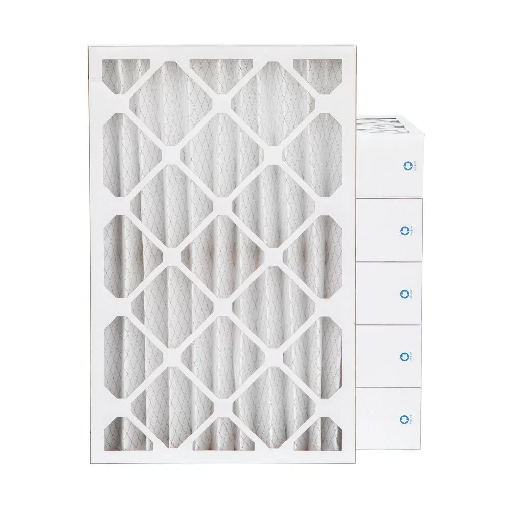 Pamlico Air 12x24x4  8 Pleated  Furnace Air Filters. Case of 6. Actual Size: 11-3/8 x 23-3/8 x 3-3/4