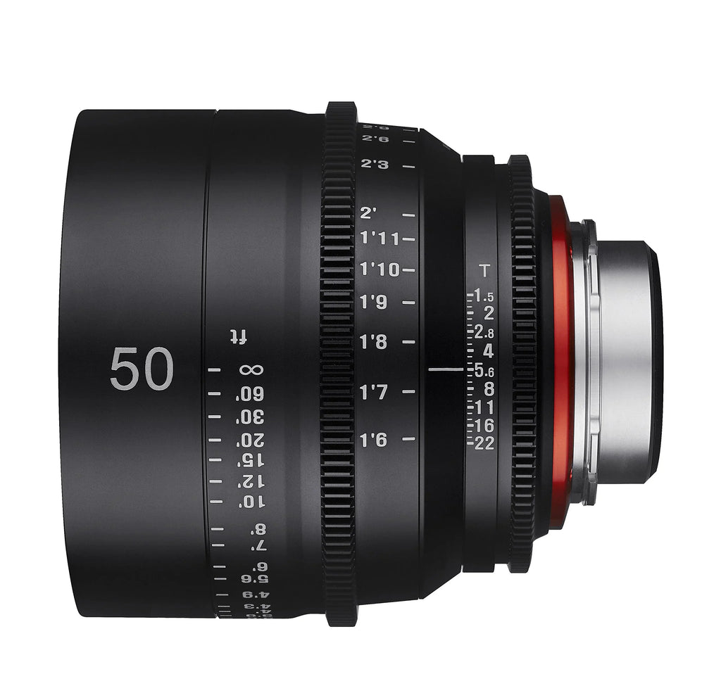 Rokinon Xeen XN50-C 50mm T1.5 Professional Cine Lens for Canon