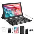 Android 11,Tablet with Keyboard,10 inch 2 in 1 Tablets,64GB (up to 128GB Expand ),6000mAh Battery,Latest 1.6GHz Octa-Core 4G Cellular Tablet ,Dual Camera,Wi-Fi,Bluetooth,,Black