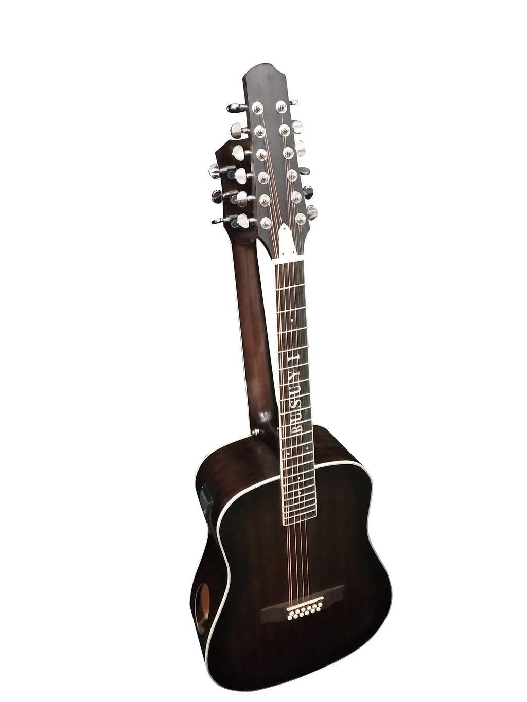 12/6 Strings Acoustic Double Neck, Double Sided Busuyi Guitar 2021