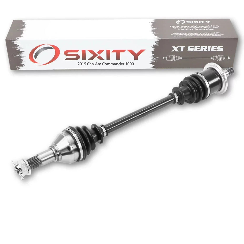 Sixity  Front Left Axle compatible with Can-Am Commander 1000 2015 -  4X4