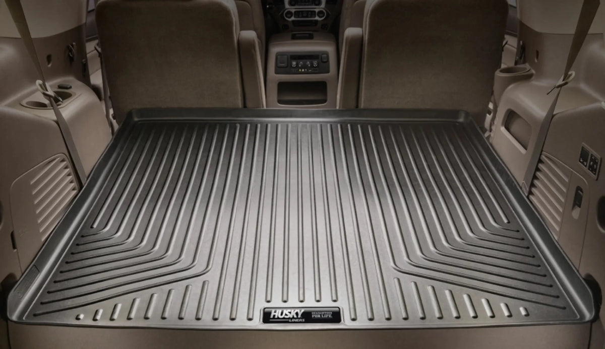 Husky by RealTruck Weatherbeater Series Cargo Liner Black Compatible with 10-22 Toyota 4Runner; Third row of Seats