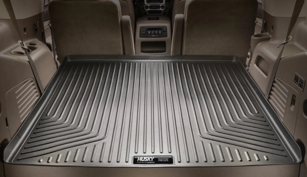Husky by RealTruck Weatherbeater Series Cargo Liner Black Compatible with 10-22 Toyota 4Runner; Sliding Rear Cargo Deck