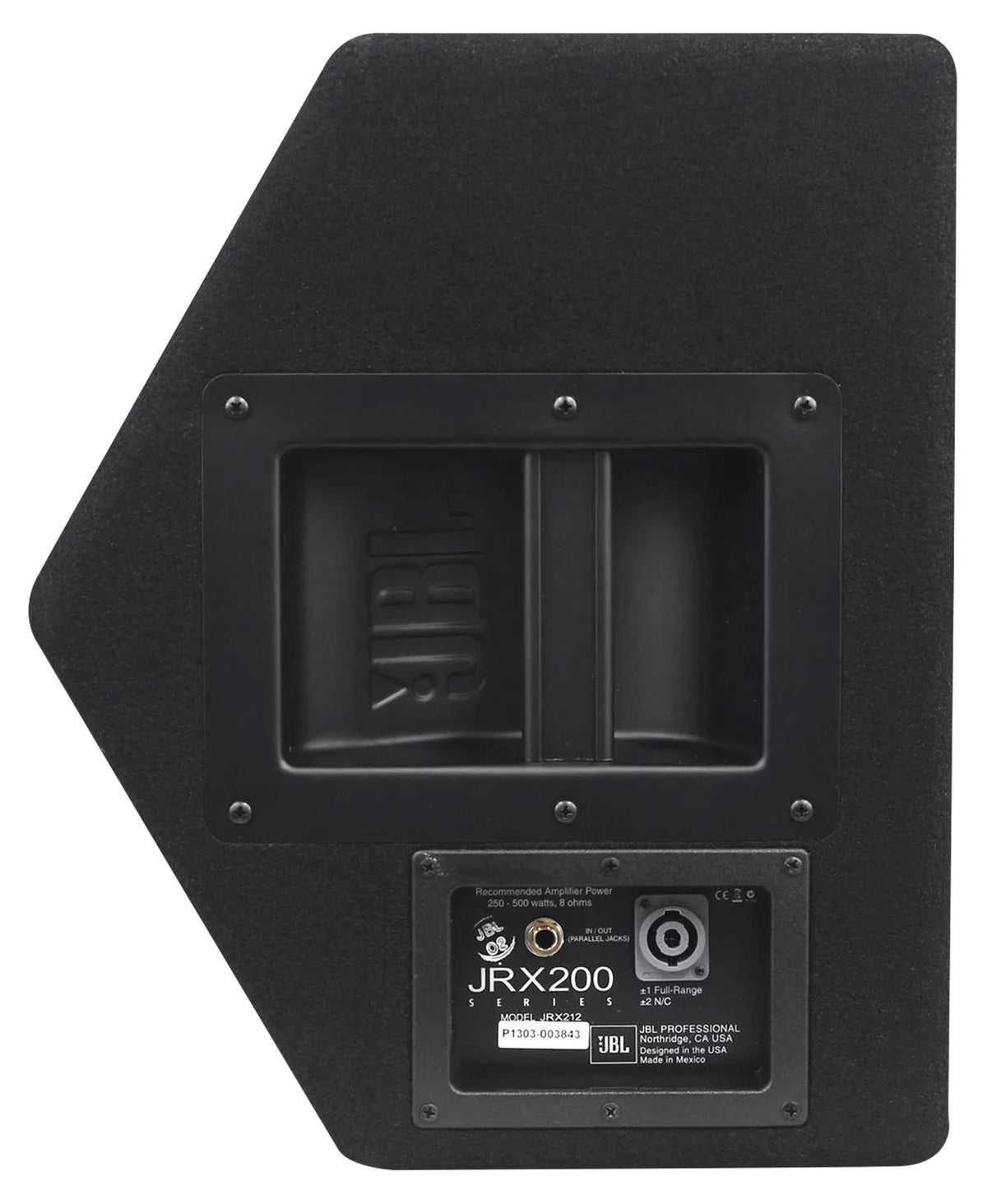 JRX212 1,000 Watt 12" 2-Way  P/A Speaker Floor Wedge Monitor + Hand Truck