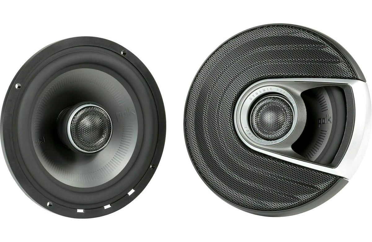 Polk Audio MM652 6.5" 2-Way Pair Car Stereo Marine Boat  Motorcycle Speakers