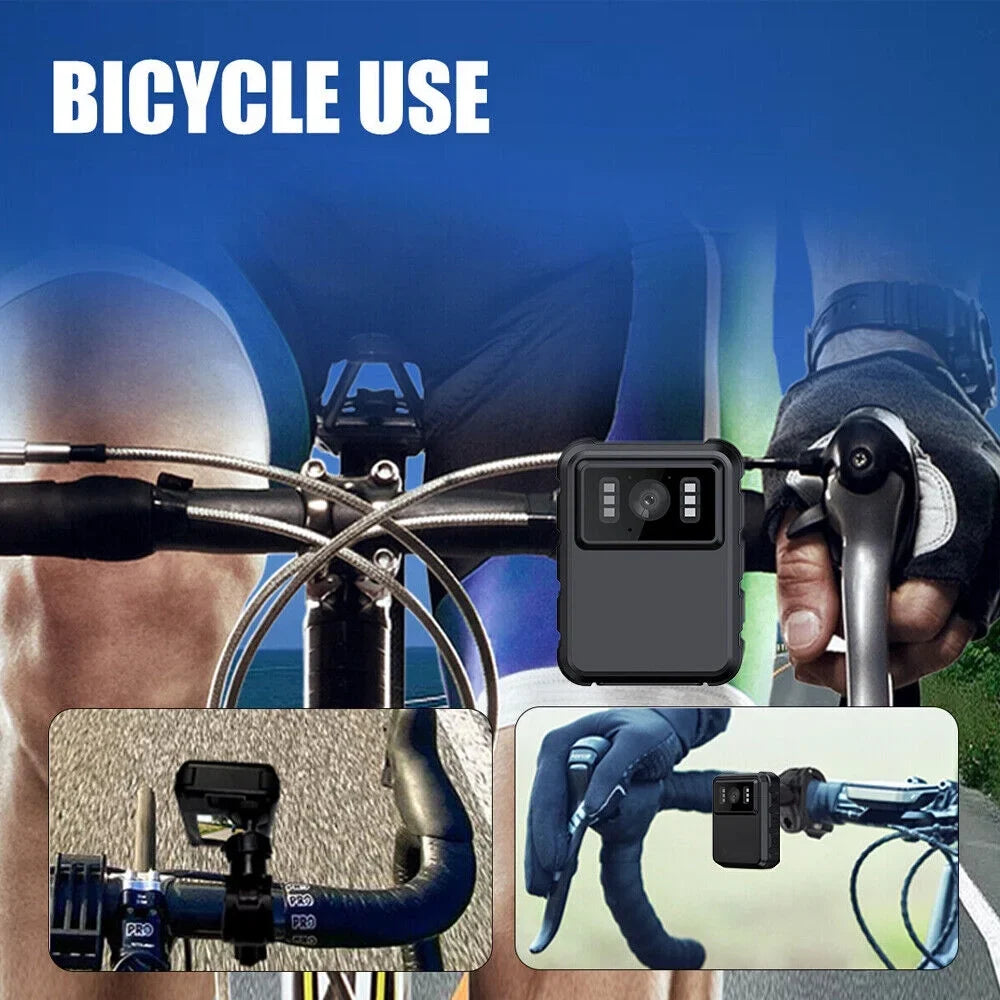 JahyShow Night Vision Body Camera - Mini Camcorder with 1080P Audio Video  and WiFi Connectivity