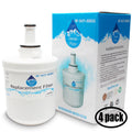 4-Pack Replacement for Samsung RF267ABRS Refrigerator Water Filter - Compatible with Samsung DA29-00003G, Samsung DA29-00003B, Samsung DA29-00003A Fridge Water Filter Cartridge