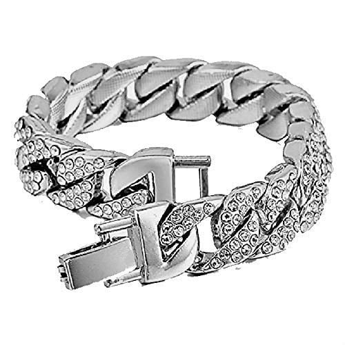 Charles Raymond Big Bling Watch Inspired by Hip Hop - Men's Iced Out Timepiece- Diamond Rhinestones on Blast - ST10311   Blue -C
