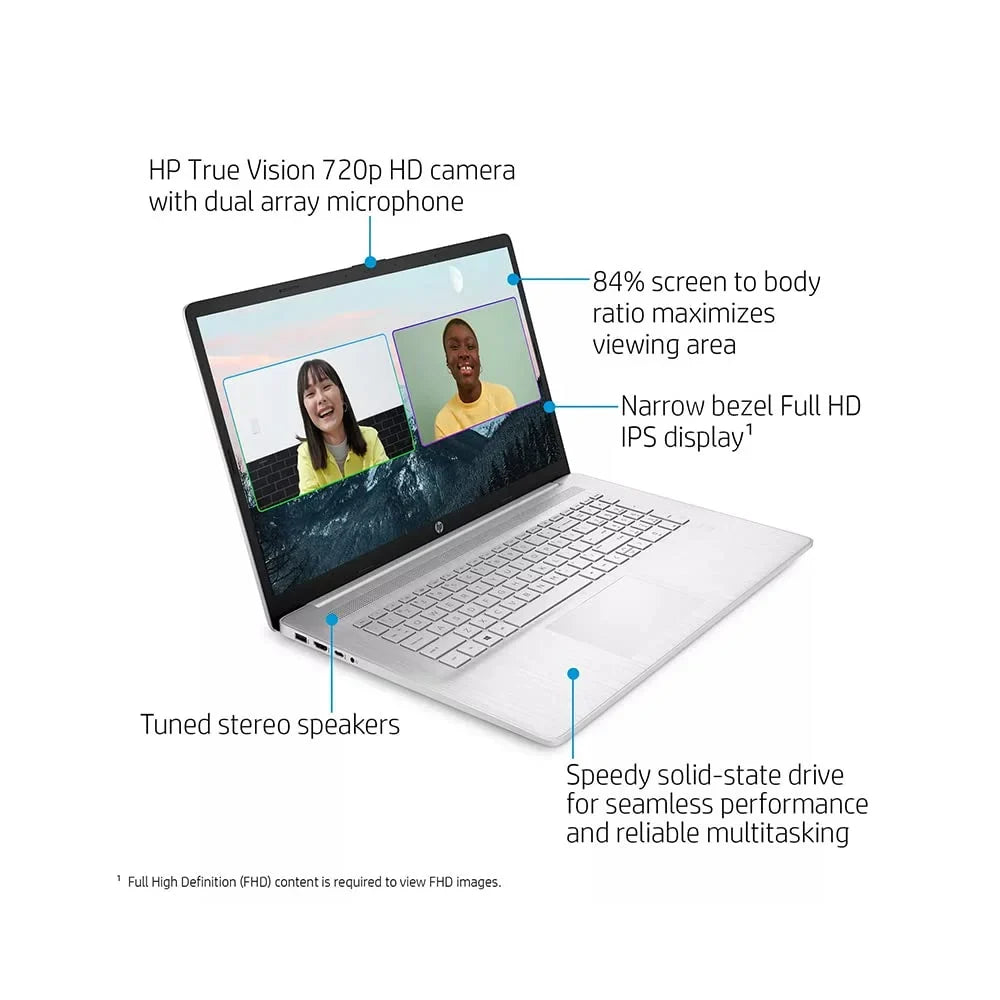 2021 17.3"   Laptop Computer, 11th Generation Intel Core i7-1165G7, 32GB , 1TB PCIe , Backlit Keyboard, Intel Iris Xe Graphics,  Webcam,  Audio, Windows , Silver, 32GB  Card