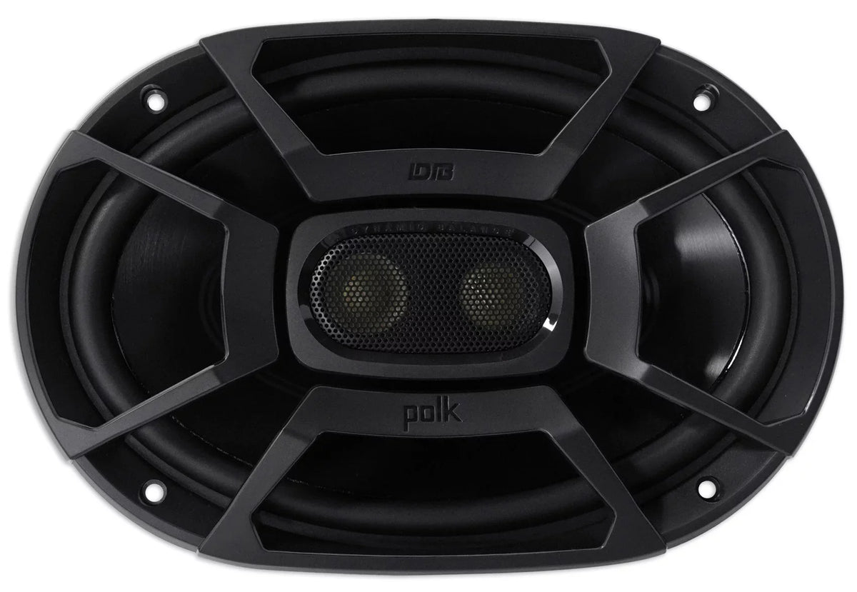 2) Polk Audio DB692 6X9" 450w Car Marine//Motorcycle/Boat Speakers+Headphones