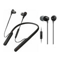 Sony -1000XM2/B Wireless Noise Cancelling In-Ear Headphones (Black) Bundle