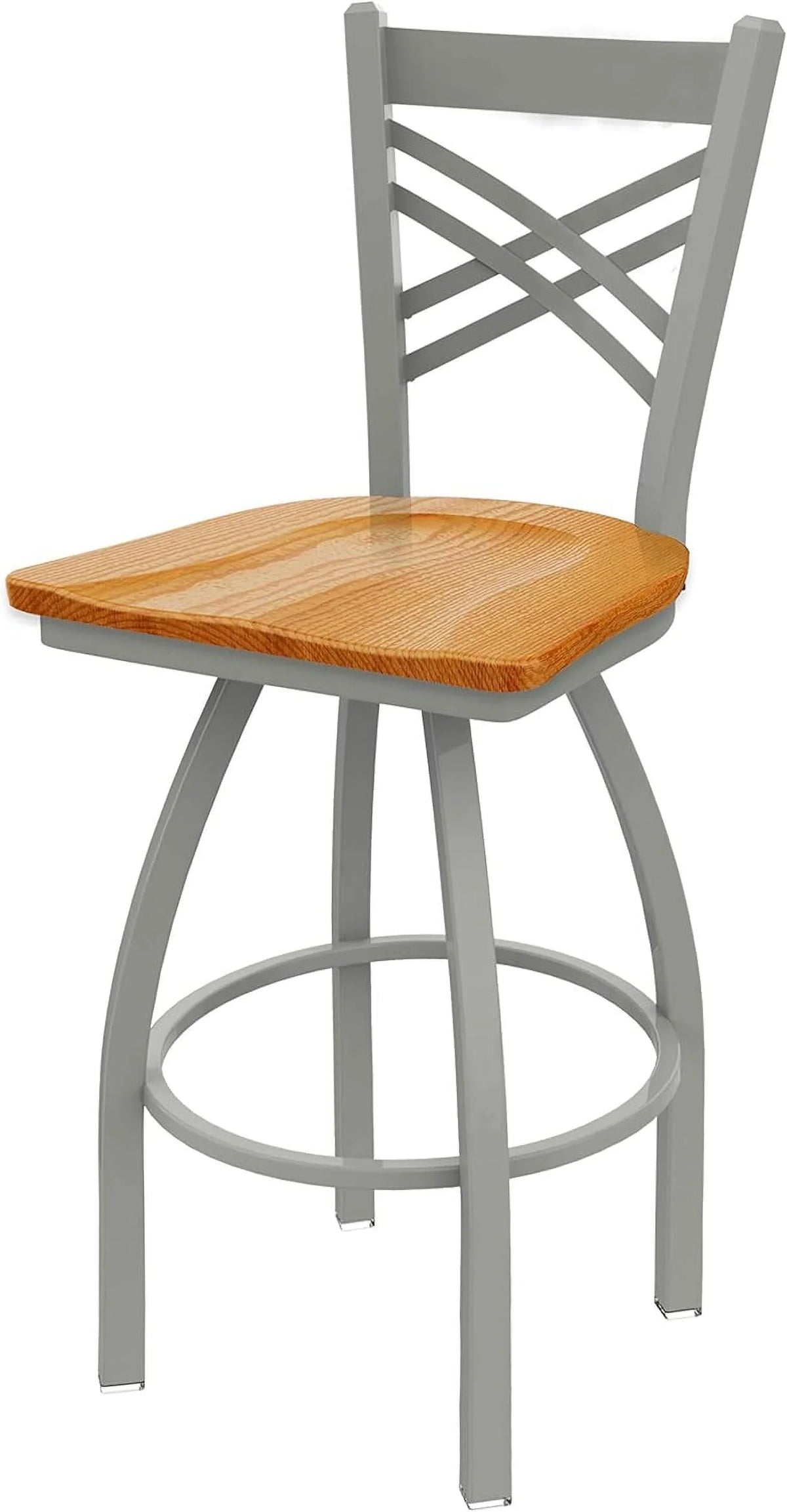 820 Caalina 36" Swivel   Wih Anodized Finish And Medium Oak Sea